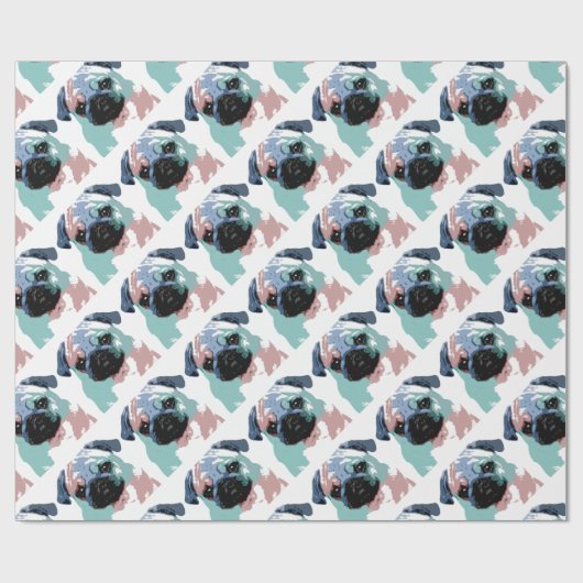 Pugly Geschenkpapier (Flach)