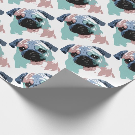 Pugly Geschenkpapier (Ecke)