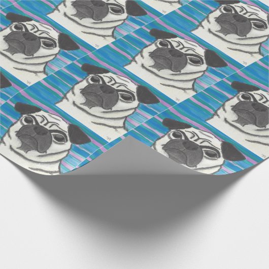 Pugly ist schönes Packpapier (Ecke)