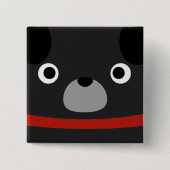 Pugly Mops Button (Vorderseite)