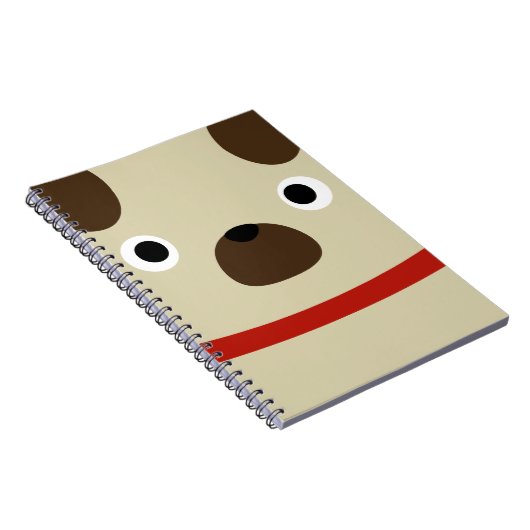 Pugly Mops Notizblock (Rechte Seite)