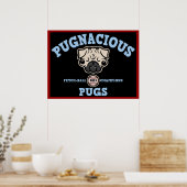 Pugnacious Mops Poster (Küche)