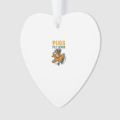 Pugs Fly High Ornament (Vorderseite)