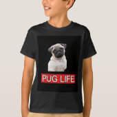 Pugs For Life Shirt! T-Shirt (Vorderseite)