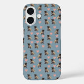 Pugs & hearts Case-Mate iPhone hülle (Rückseite)
