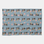 Pugs & hearts geschirrtuch (Horizontal)