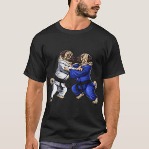Pugs Jiu-Jitsu Ringer T-Shirt
