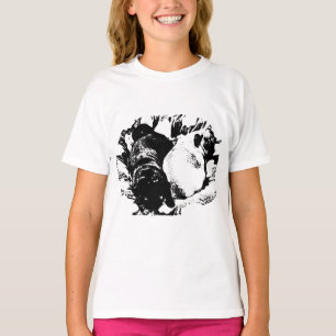 Pugs Seite an Seite in Ruhe T-Shirt