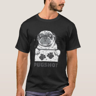 Pugshot - Mops Jail Mugshot T-Shirt