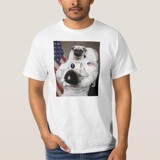 Pugstranaut T-Shirt (Vorderseite)