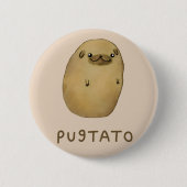 Pugtato Button (Vorderseite)