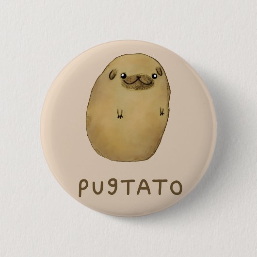Pugtato Button (Vorderseite)
