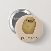 Pugtato Button (Vorne & Hinten)