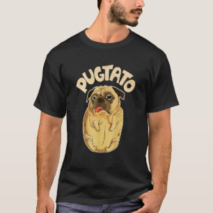 Pugtato Mops Potato Dog Kostüm Meme T-Shirt