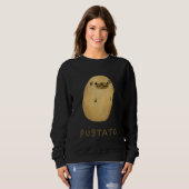 Pugtato Niedlich Dog Sweatshirt (Vorne ganz)