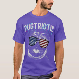 Pugtriotic Patriotic Mops U T-Shirt
