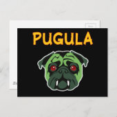 Pugula der Vampirhund Postkarte (Vorne/Hinten)