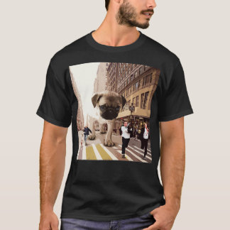 PUGZILLA Funny Mops für Hundefreunde zu Halloween T-Shirt