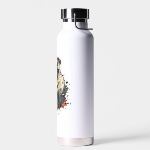 Pugzilla greift an � Lustiger Monsterhund Trinkflasche