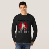 Pugzilla Mops Mama Mops Vater Mops Mops Tier T-Shirt (Vorne ganz)