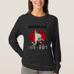 Pugzilla Mops Mama Mops Vater Mops Mops Tier T-Shirt