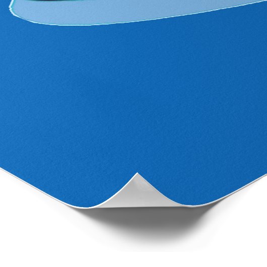 Pugzza, Mops Pizza Poster (Ecke)