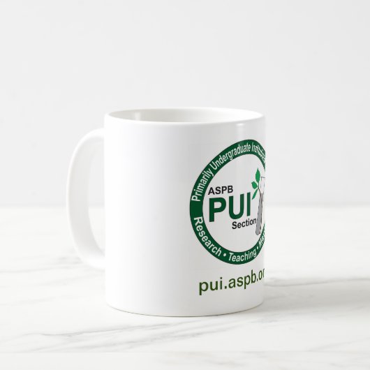 PUI-Tasse Kaffeetasse (Vorderseite Links)