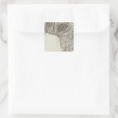 Puigcerda Quadratischer Aufkleber (Tasche)