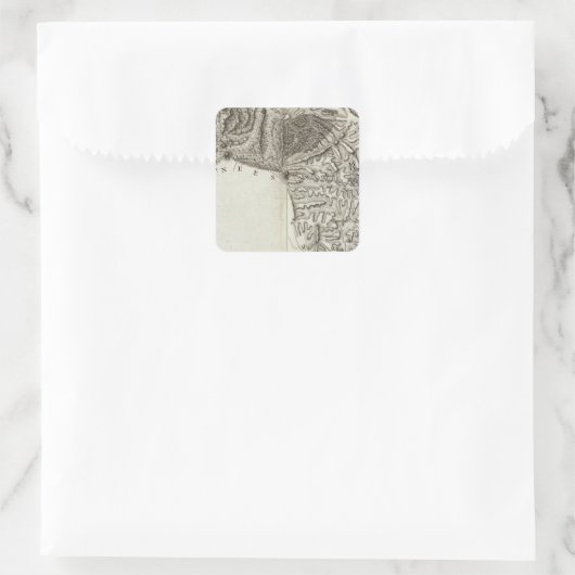 Puigcerda Quadratischer Aufkleber (Tasche)