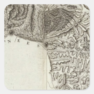 Puigcerda Quadratischer Aufkleber