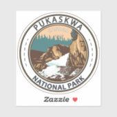 Pukaskwa Nationalpark Kanada Reisen Kunst Vintag Aufkleber (Blatt)