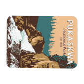 Pukaskwa Nationalpark Kanada Reisen Kunst Vintag Magnet (Horizontal)