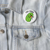 Puke cumber Funny Cucumber Pun Button (Beispiel)