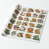 Puke & Poop Party: Animal Mayhem Geschenkpapier (Ungerollt)