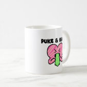Puke & Rally Classic Tasse | Pink Heart Party (VorderseiteRechts)