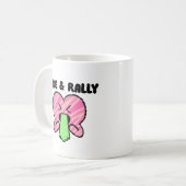 Puke & Rally Classic Tasse | Pink Heart Party (Vorderseite Links)