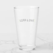 Puke & Rally Pint Glas | Party Legend Edition (Rückseite)