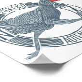 Pukeko Aotearoa Neuseeland Poster (Ecke)