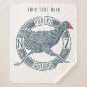 Pukeko Aotearoa Neuseeland Sherpadecke (Vorderseite)