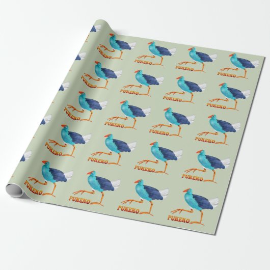 Pukeko Geschenkpapier (Ungerollt)