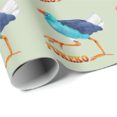 Pukeko Geschenkpapier (Rolleneckpunkt)