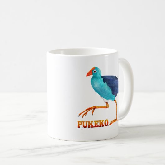 Pukeko Kaffeetasse (VorderseiteRechts)
