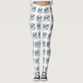 Pukeko NZ-Vogel Leggings (Vorderseite)