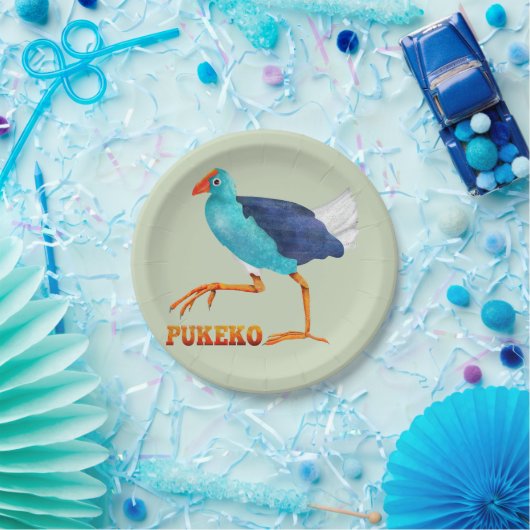 Pukeko Pappteller (Party)