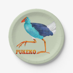 Pukeko Pappteller