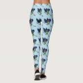 Pukeko stahl einen Hut Leggings (Rückseite)