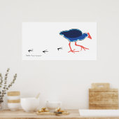 Pukeko Steps Poster/Print Poster (Küche)