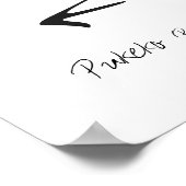 Pukeko Steps Poster/Print Poster (Ecke)