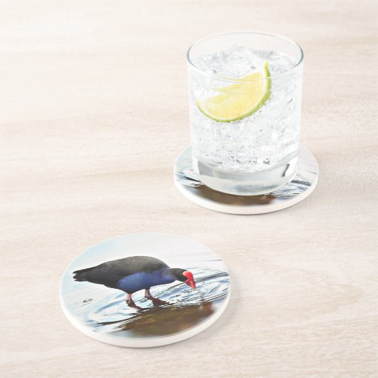 Pukeko Untersetzer (Seite)