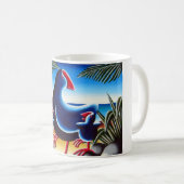 Pukekos u. Nikau Kaffeetasse (VorderseiteRechts)
